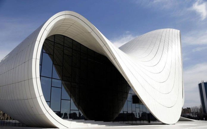 Beautiful, curved design building